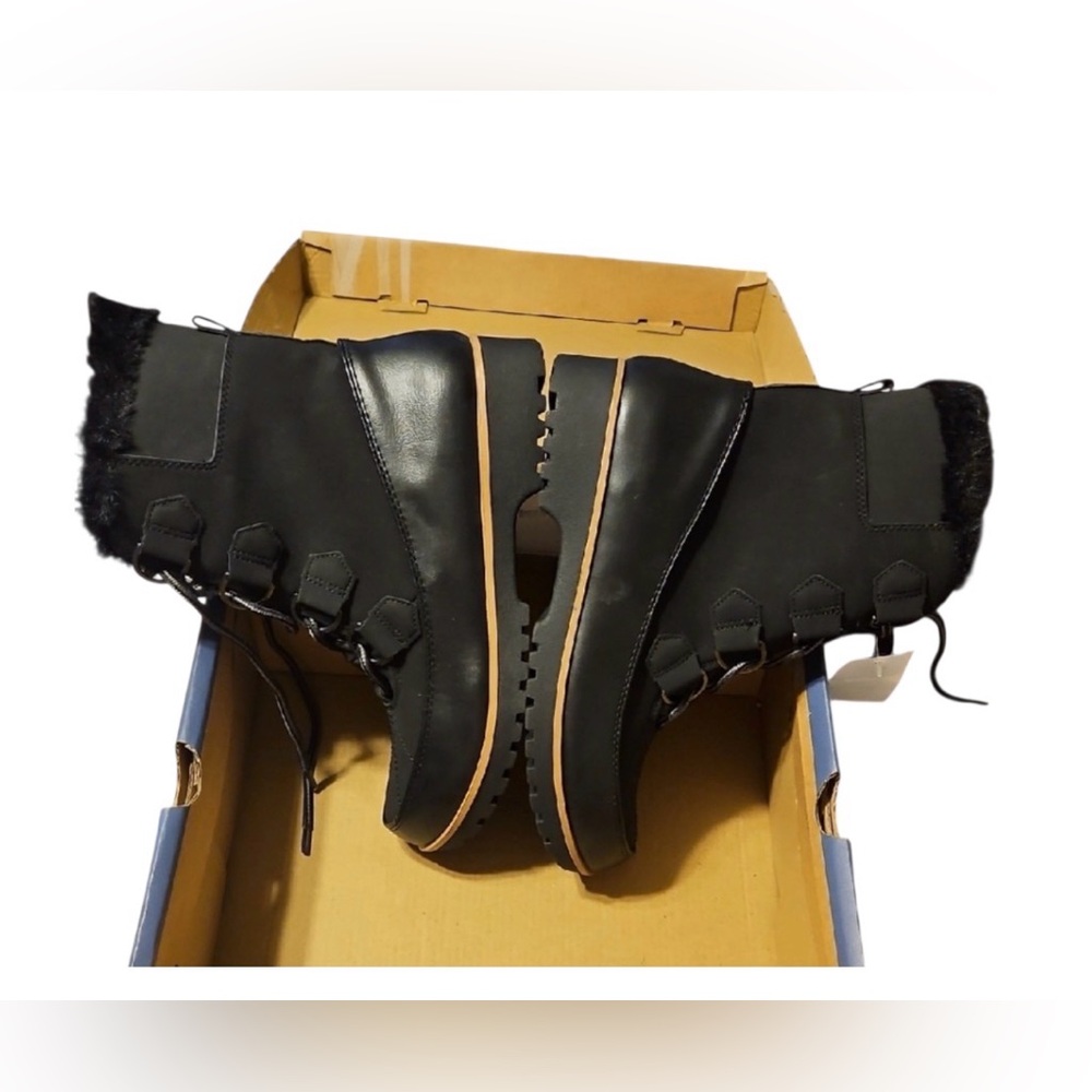 JBU by Jambu Northgate Waterproof Winter Boots Fur Insulated Snow Boots Black - Picture 8 of 13